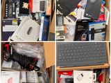 de nombreuses photos différentes d'une boîte contenant des composants électroniques