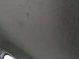 a small window in the back of a car