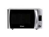 an image of a silver microwave oven on a white background