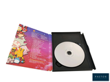 a cd in a black box with a pink cover