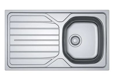 Evier de cuisine OSKAB, modèle RENO, en inox anti-rayures, d…