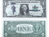 a one dollar bill with a picture of george washington on it
