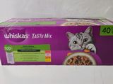 a box of cat food that is sitting on a table