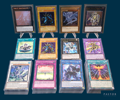 a lot of different types of cards on the table