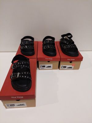 Lot de 4 - VICE VERSA - Sandales à brides et œillets - Semel…