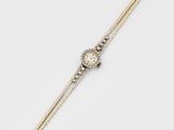 une montre-bracelet en or et diamants