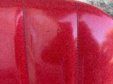 a cat that is sitting on top of a red chair
