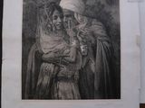 an old picture of a woman holding a baby in her arms