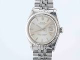 rolex lady ' s stainless steel datejust wrist watch