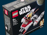 a box of lego star wars microfighters on a blue background
