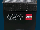 a black box with a lego star wars logo on it