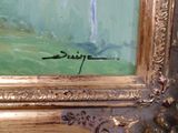 une photo d'un tableau accroché au mur
