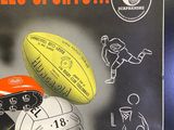 a picture of a poster on the wall of a sports store