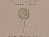 the front cover of a book with an image of a rose on it