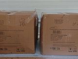 two boxes that are sitting on top of a pallet