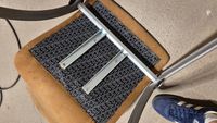 EDITIONS ARTIFORT : Suite de quatre chaises à piétement en f… (photo 5)