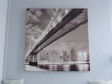 a picture hanging on the wall of a living room