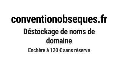 Nom de domaine conventionobseques.