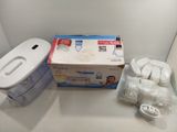 a box of toilet paper and a box of toilet paper on a counter