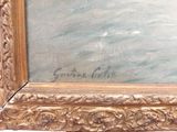an image of a painting of a boat in the water