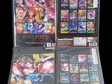 a lot of cards in the case on the table