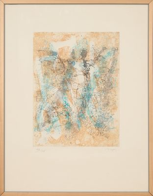 une image d'un tableau dans un cadre en bois