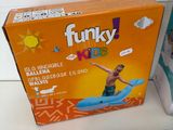 a box of funky kids ' s board games and a box of twisted sprinkles