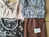 une boîte sur laquelle figurent trois types de vêtements différents