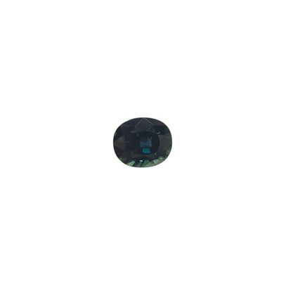 a close up of a black diamond on a white background