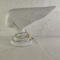 Lampe buste en céramique représentant une femme de profil (photo 3)