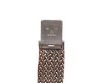 an image of a metal usb drive with a braided design on it