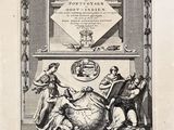 an old book with a picture of a group of people around a globe