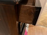 Cabinet en placage et bois noirci (photo 6)