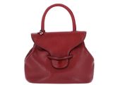 un sac à main rouge sur fond blanc
