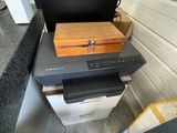 a stack of electronic equipment sitting on top of each other