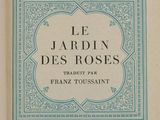 an old book with the title of the novel le jardin desrosses