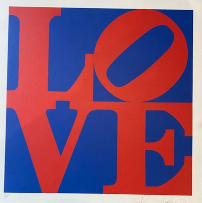 Robert Indiana (1928-2018) "LOVE" - Impression en couleurs s…