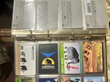 a box full of cards sitting on top of a table