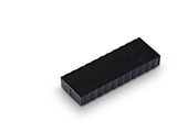 a close up of a small black object on a white surface