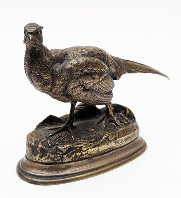 Alfred BARYE dit BARYE LE FILS (1839-1895), d'après. "Faisan…