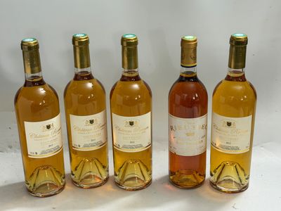 5 bouteilles 4 bts : Château ROMER 2012 et 1 bt : Château RI…