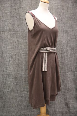 MCS : robe d’été avec ceinture en coton taille 40