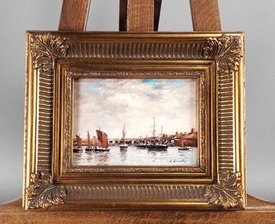 une image d'une image d'une peinture sur un chevalet