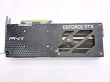 a close up of a video card on a white surface
