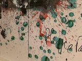 a picture of a painting on the wall of a room