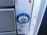 a microwave that is open on the side of the oven