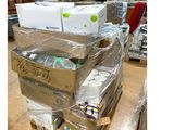 a large stack of boxes that are stacked on top of each other
