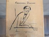 un dessin représentant un homme assis à une table