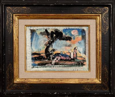 Georges Rouault (1871-1958) Paysage au grand arbre Huile sur…