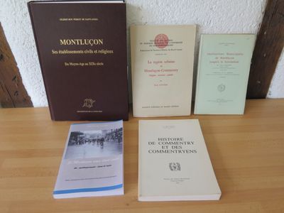 5 volumes : Montluçon et Commentry dont réédition du BON PER…